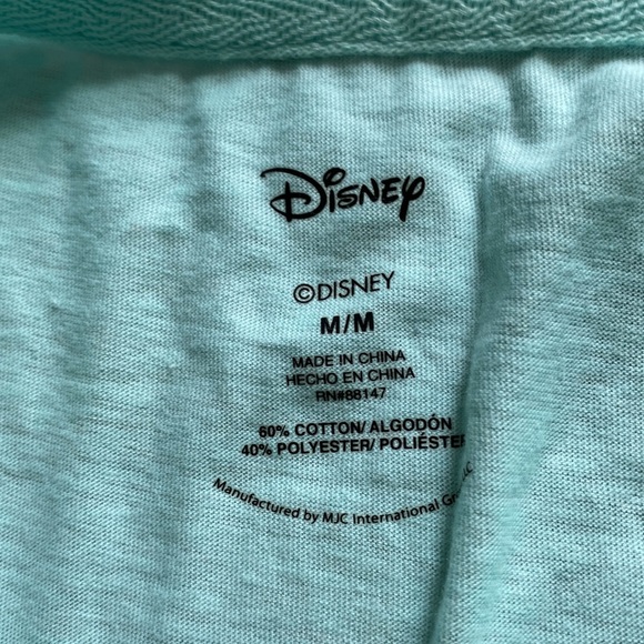 Disney Aqua Green Mermaid Dreams Pajama Set SIZE M - Picture 3 of 6